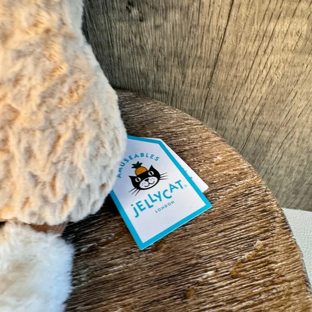 Jellycat Peanut NEW!  FAST SHIP Jellycat Amuseables Peanut Apres Ski Christmas